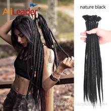 Extensiones de cabello hechas a mano de 10 colores Dreadlocks sintéticos